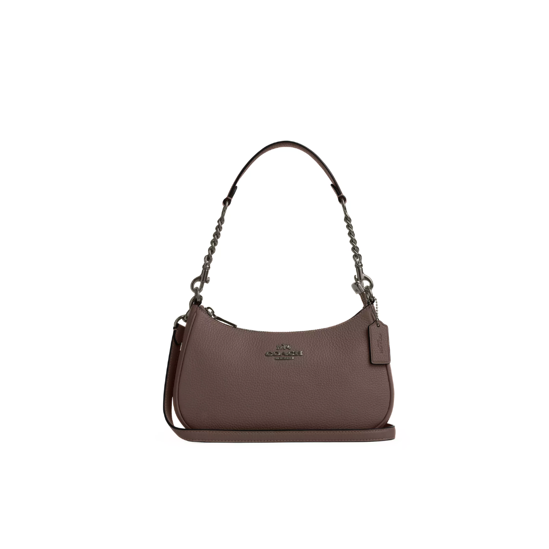 COACH Teri Shoulder Bag Dark Stone by COACH