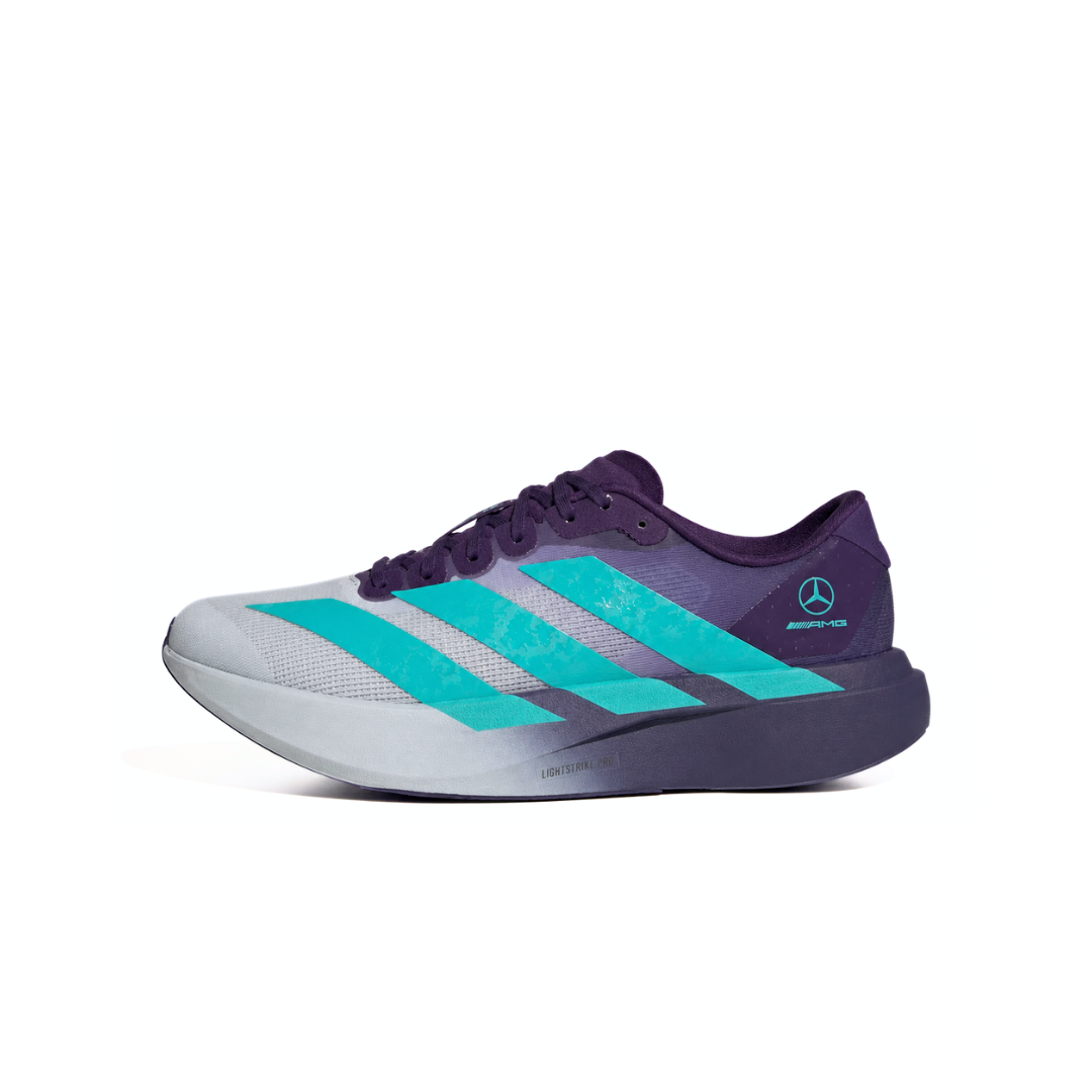 ADIDAS ADIZERO EVO SL MERCEDES AMG PETRONA F1 TEAM Blue Tint Dark Purple by ADIDAS RUNNING