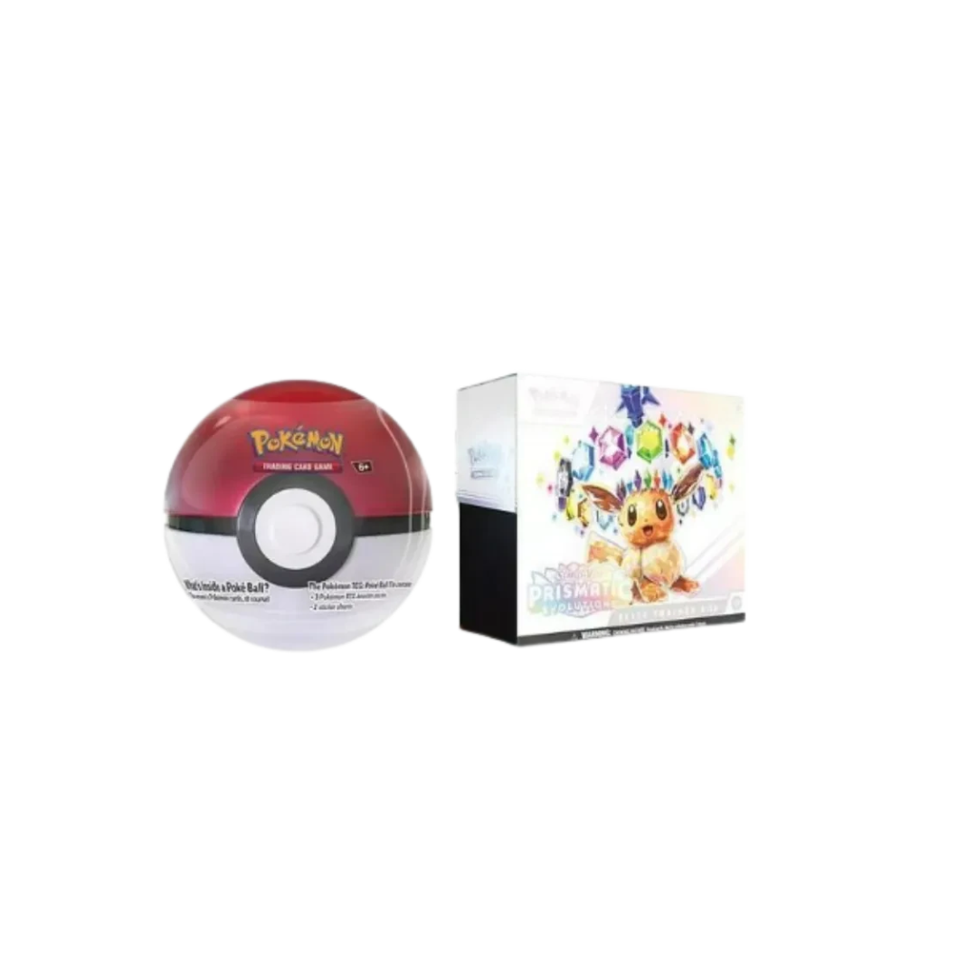 Pokemon Prismatic Evolutions Sam's Club Elite Trainer Box And Pokeball by POKEMON
