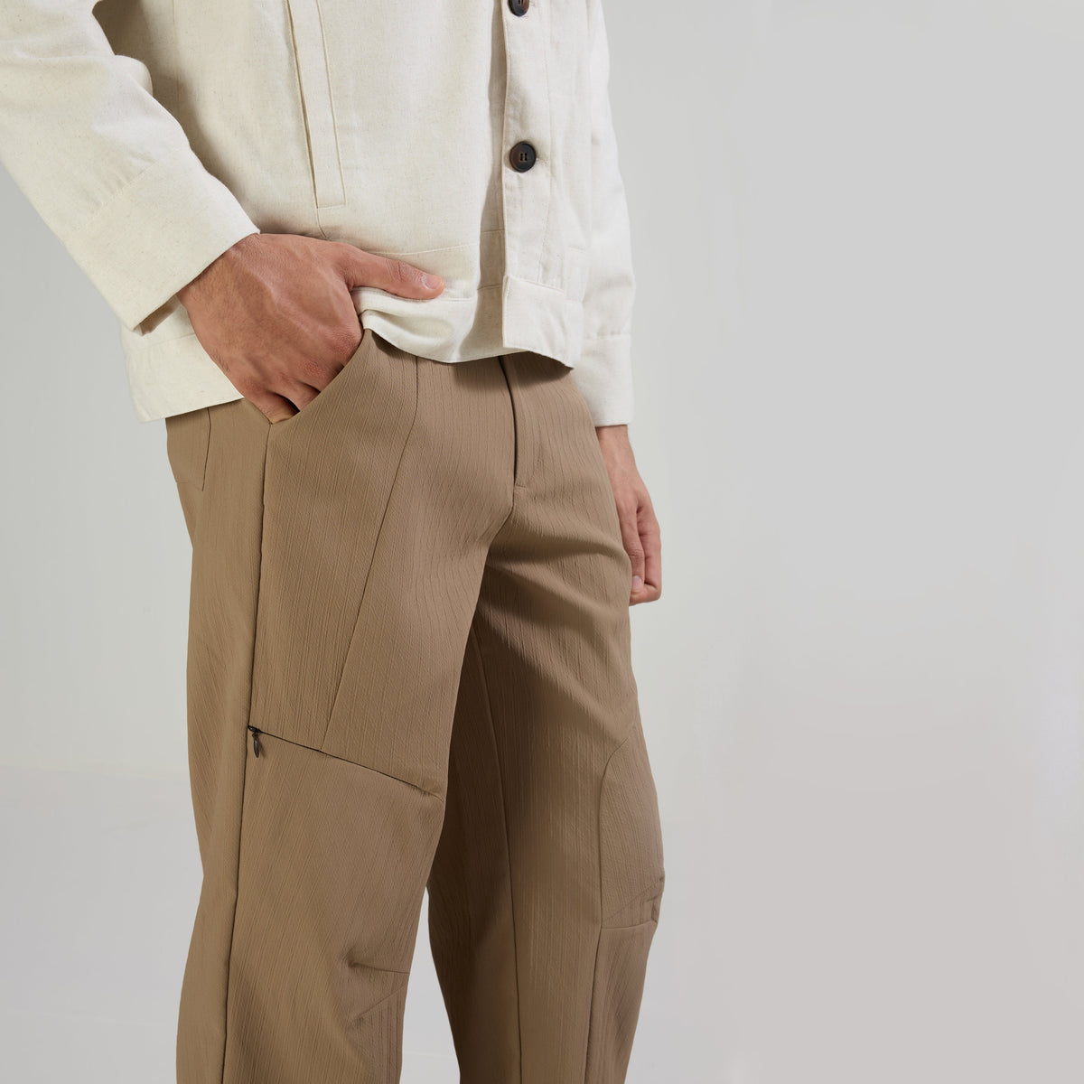 TECHNICAL PANTS - BROWN by Warping Theories