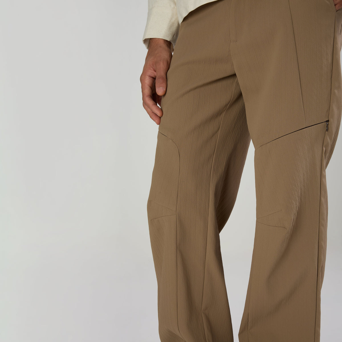 TECHNICAL PANTS - BROWN by Warping Theories