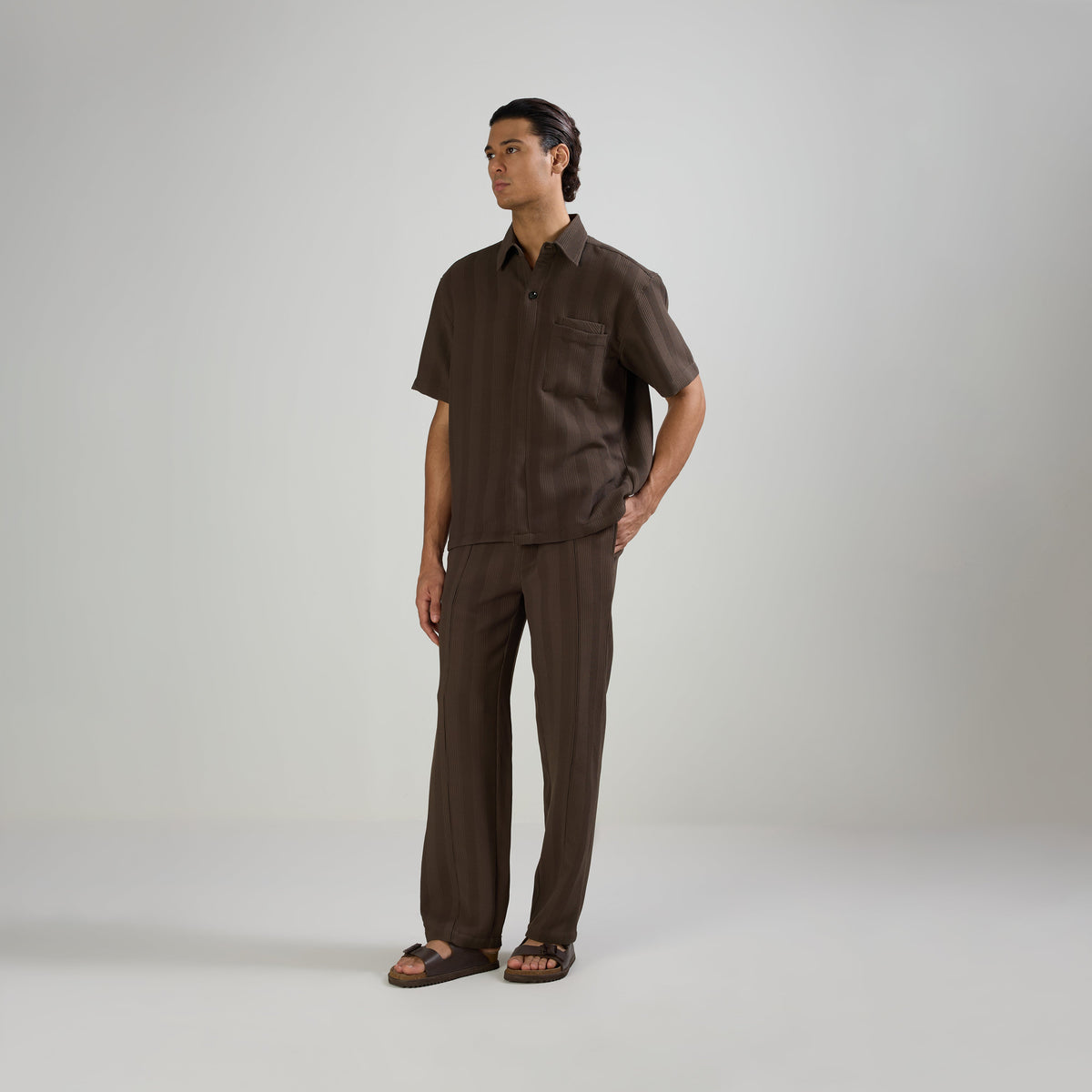 BMW SIGNATURE SHIRT - BROWN by Warping Theories