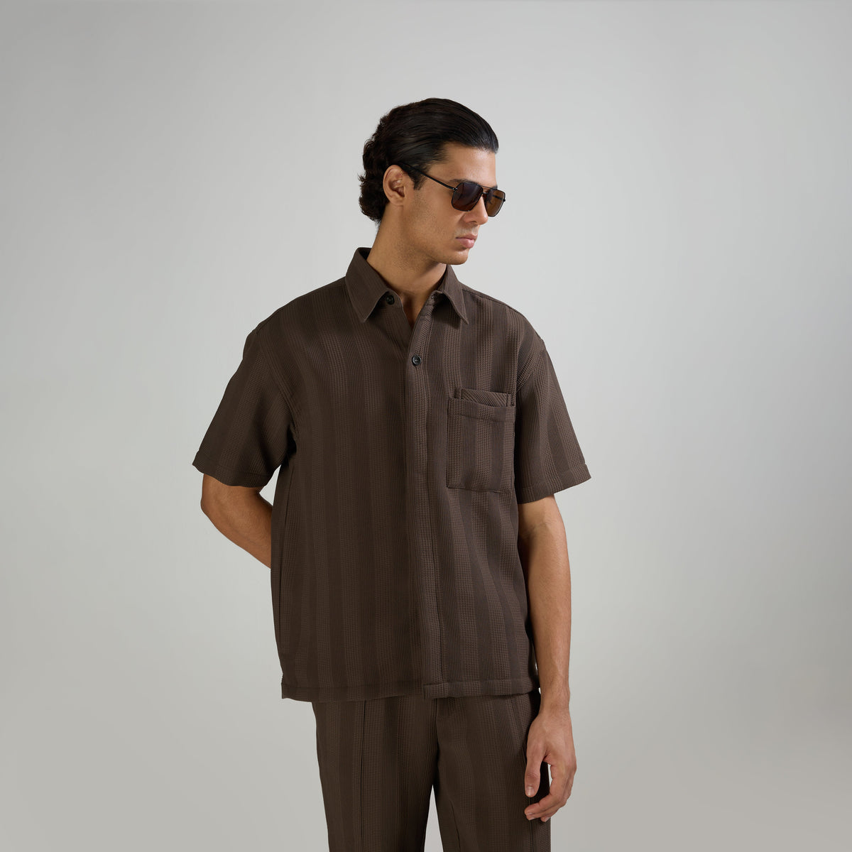 BMW SIGNATURE SHIRT - BROWN by Warping Theories