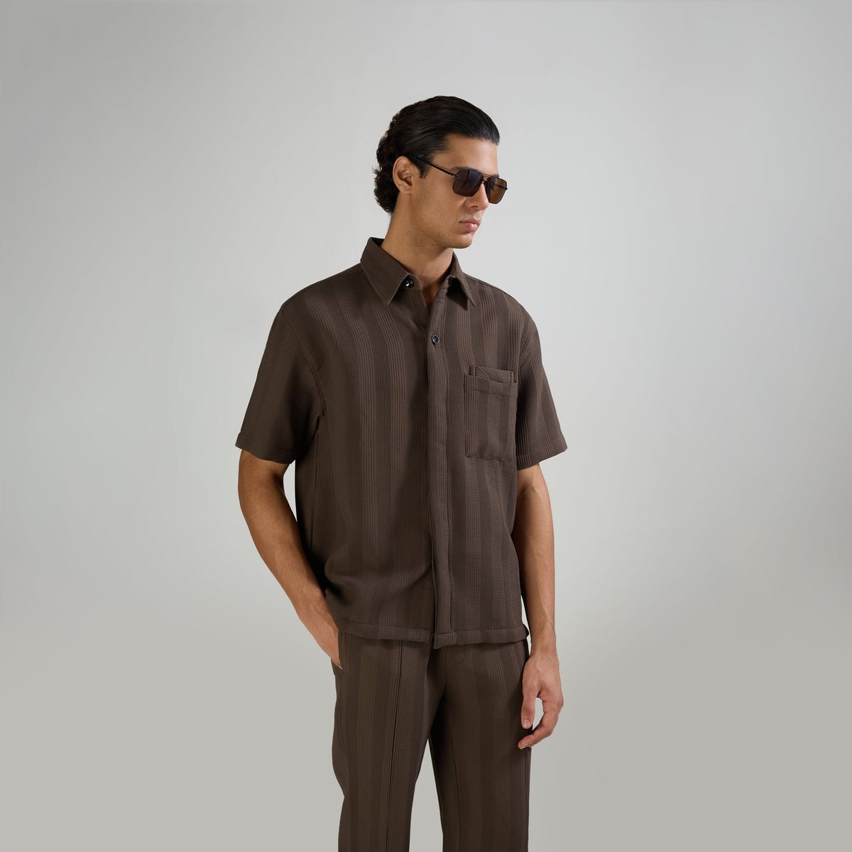 BMW SIGNATURE SHIRT - BROWN by Warping Theories