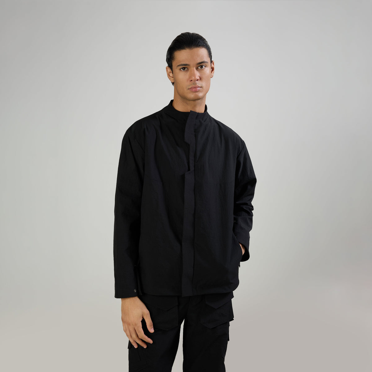 TECHNICAL JACKET - BLACK by Warping Theories