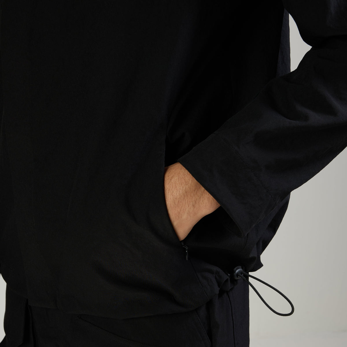 TECHNICAL JACKET - BLACK by Warping Theories