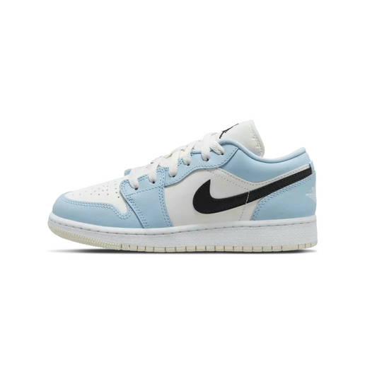 Jordan 1 Low Ice Blue Black (GS) by Nike Air Jordan