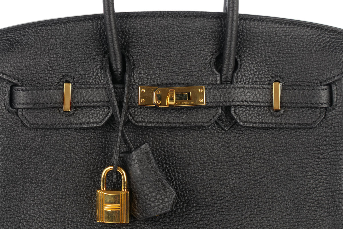 Hermès Birkin 25 Noir/ Black Togo Gold Hardware - view 7