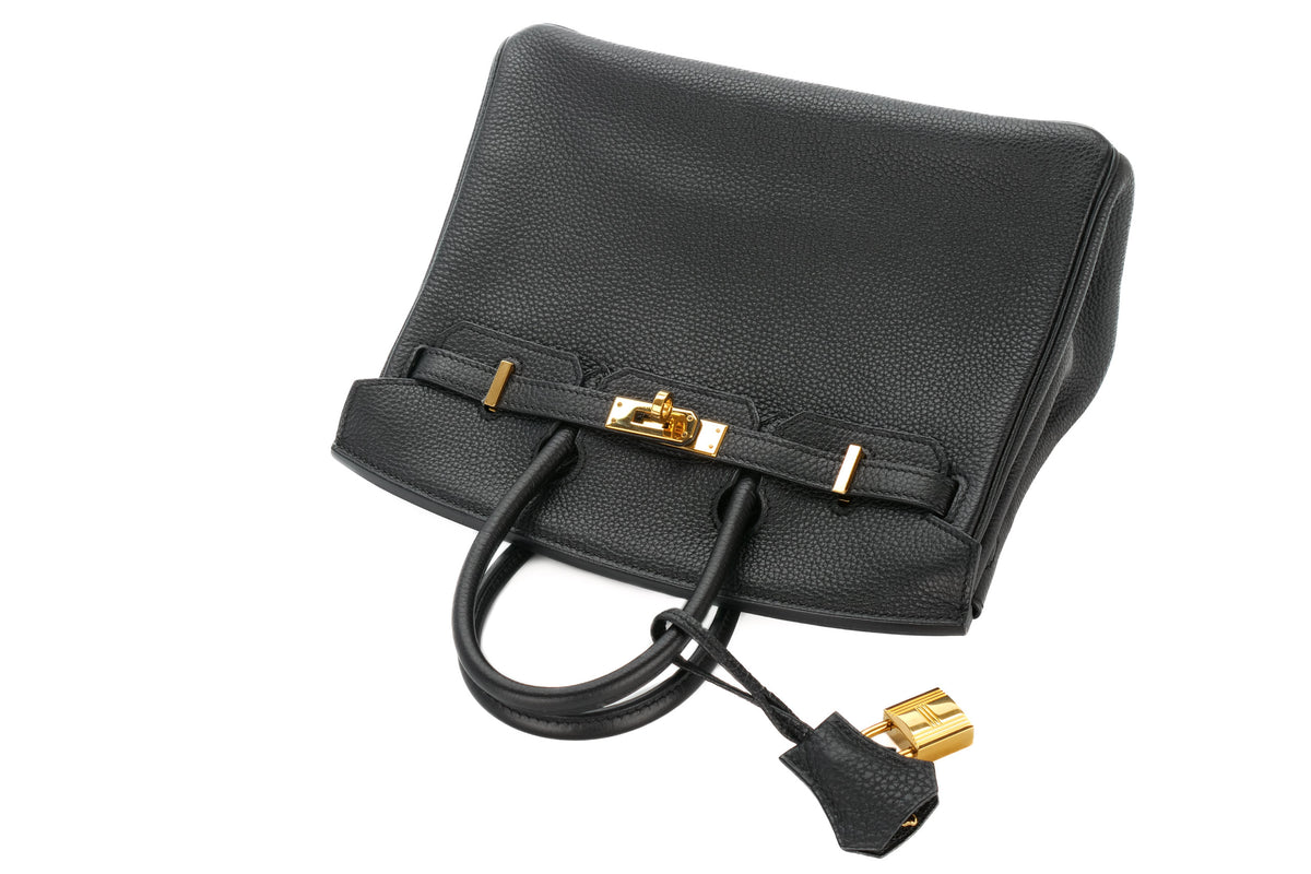 Hermès Birkin 25 Noir/ Black Togo Gold Hardware - view 8