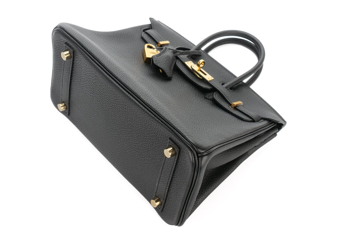 Hermès Birkin 25 Noir/ Black Togo Gold Hardware - view 12