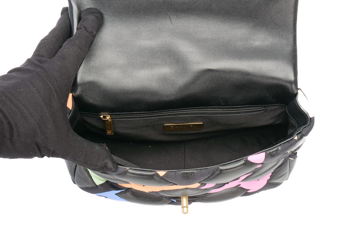 Chanel Medium 19 Black Lambskin Gold Hardware - view 10