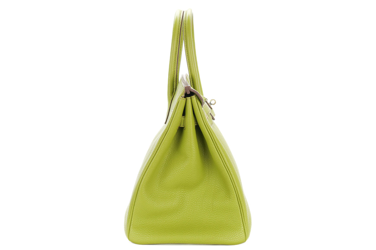 Hermès Birkin 35 Vert Anis Togo Palladium Hardware - view 5