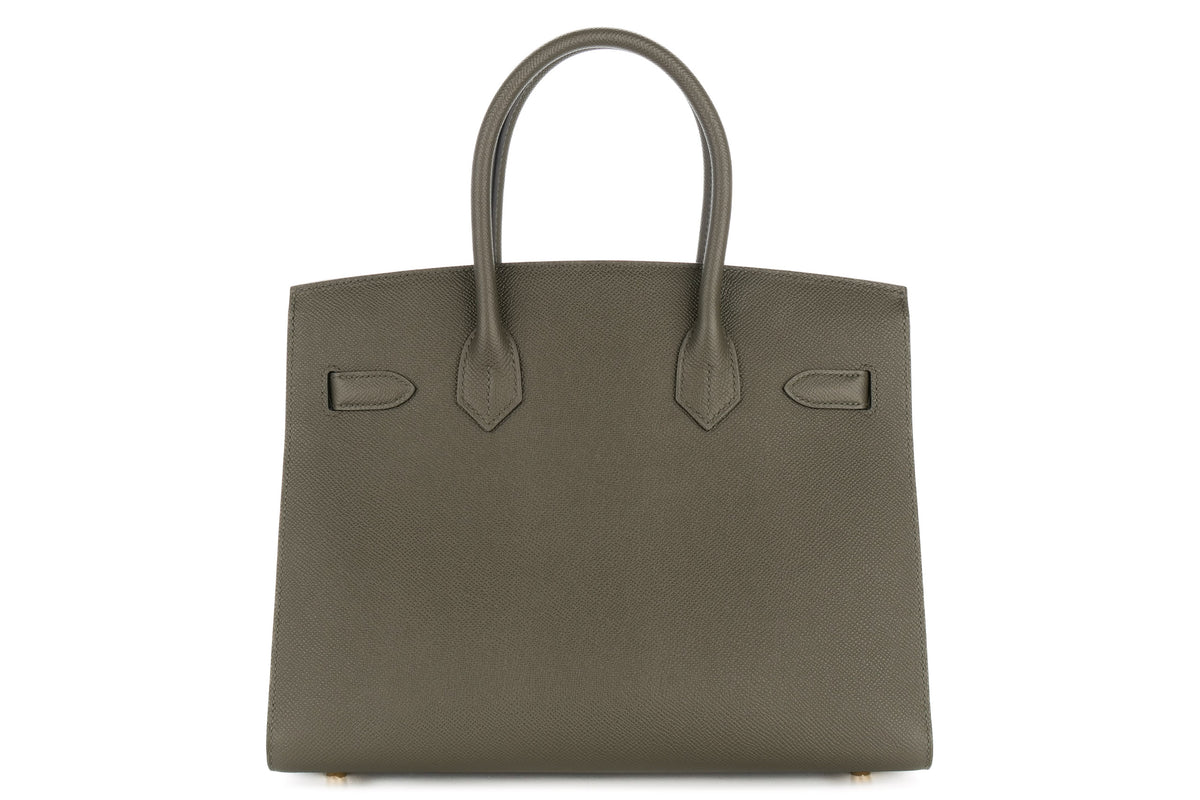 Hermès Birkin 30 Vert De Gris Epsom Gold Hardware - view 3