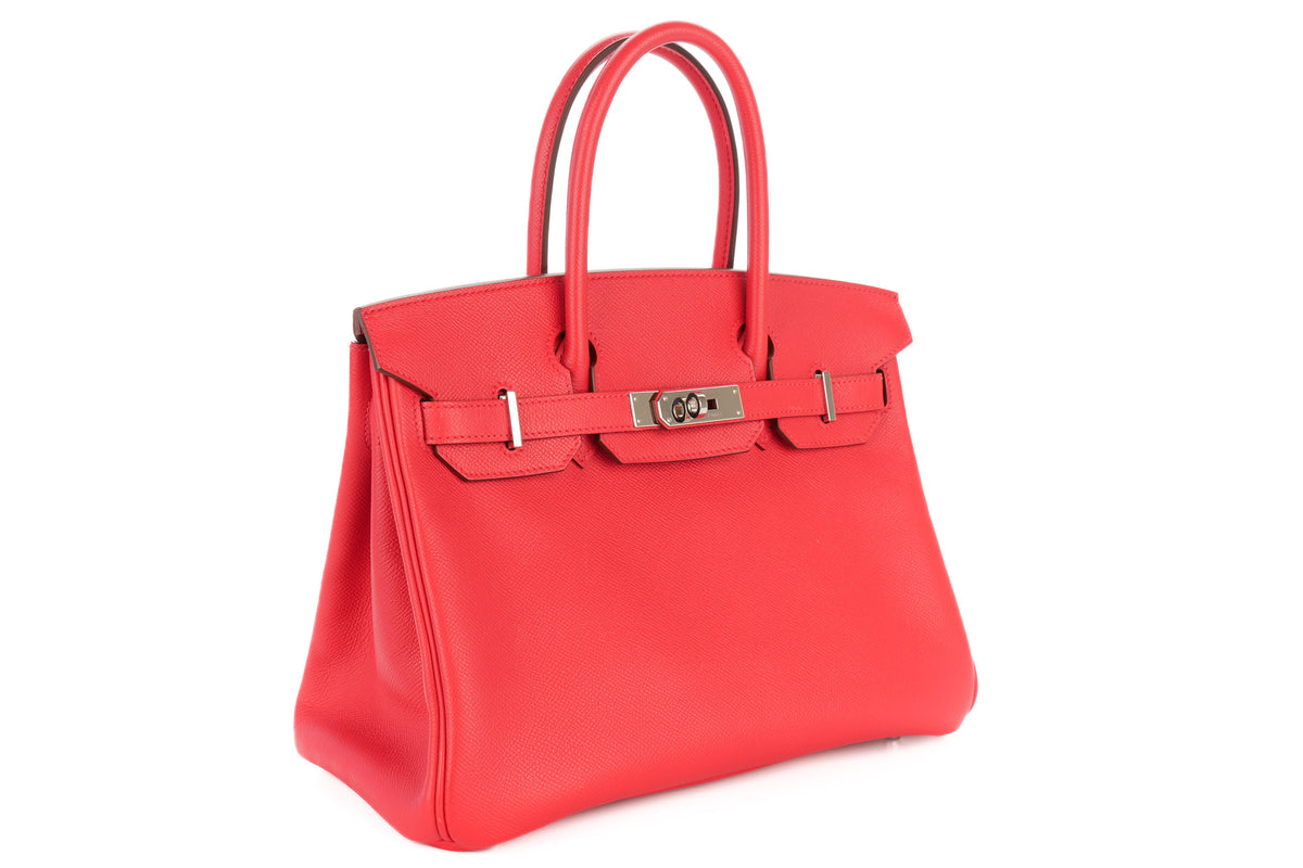 Hermès Birkin 30 Bougainvillea Epsom Retourne Palladium Hardware - view 2