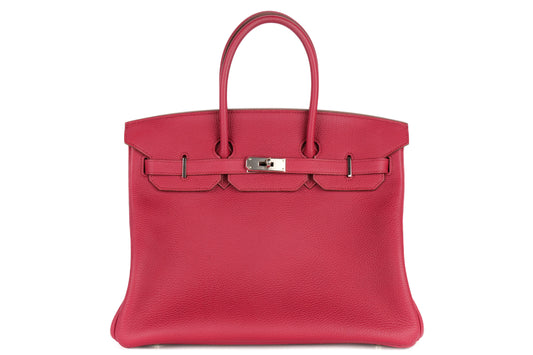 Hermès Birkin 35 Framboise Togo Palladium Hardware - view 1