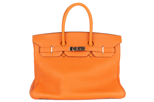 Hermès Birkin 35 Orange H Togo Palladium Hardware - view 1