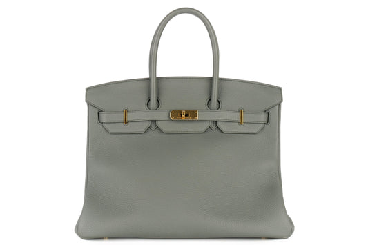 Hermès Birkin 35 Vert Amande Togo Gold Hardware - view 1