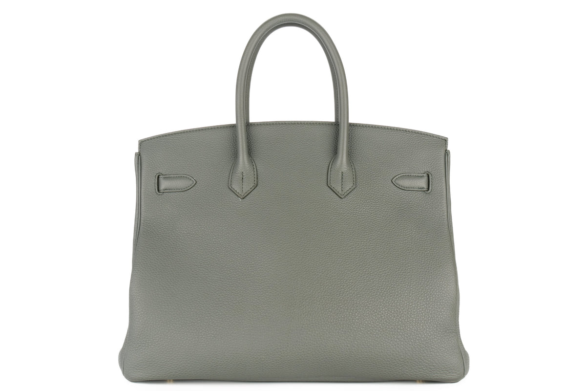 Hermès Birkin 35 Vert Amande Togo Gold Hardware - view 3