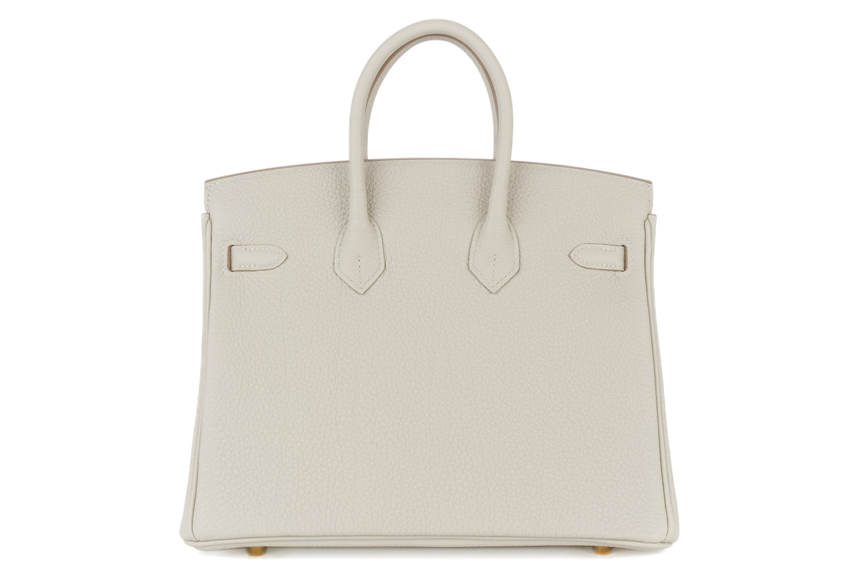 Hermès Birkin 25 Gris Perle Togo Gold Hardware - view 3