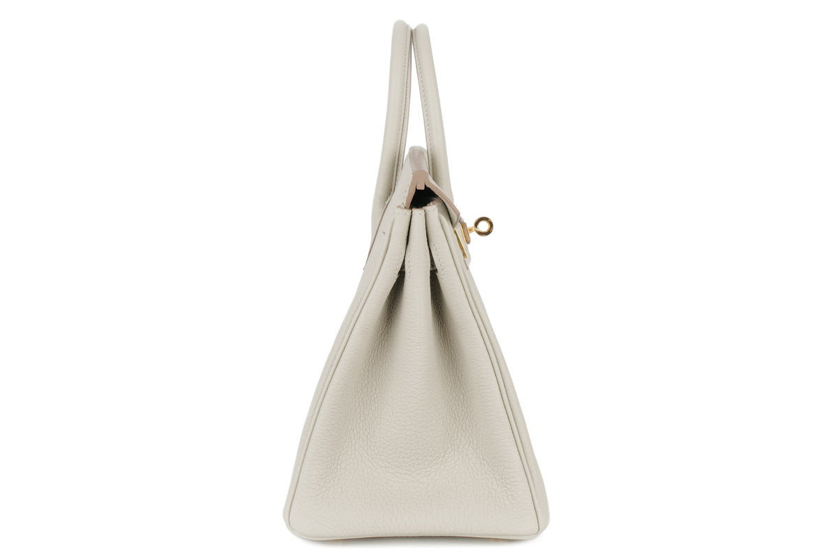 Hermès Birkin 25 Gris Perle Togo Gold Hardware - view 5
