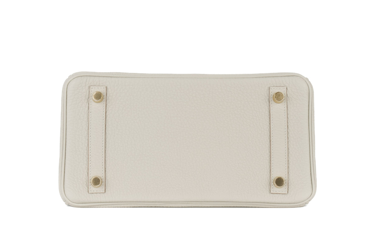 Hermès Birkin 25 Gris Perle Togo Gold Hardware - view 6