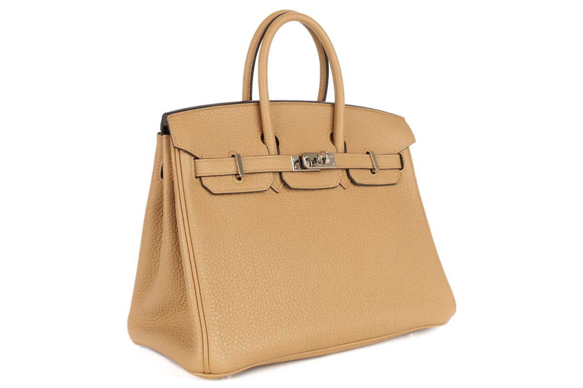 Hermès Birkin 25 Chai Togo Palladium Hardware - view 2