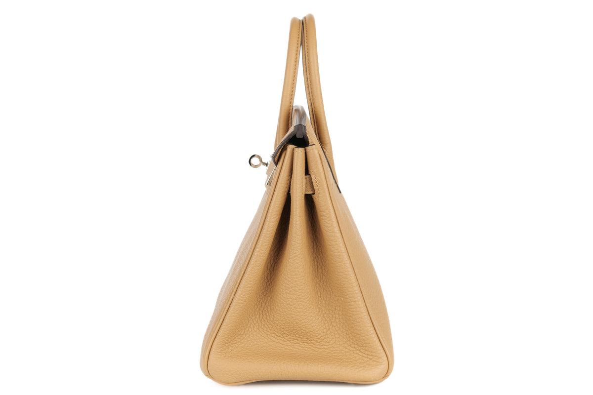 Hermès Birkin 25 Chai Togo Palladium Hardware - view 4