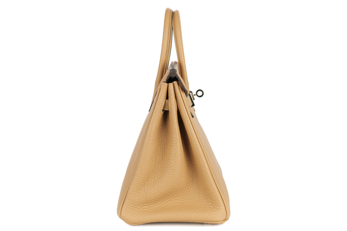 Hermès Birkin 25 Chai Togo Palladium Hardware - view 5