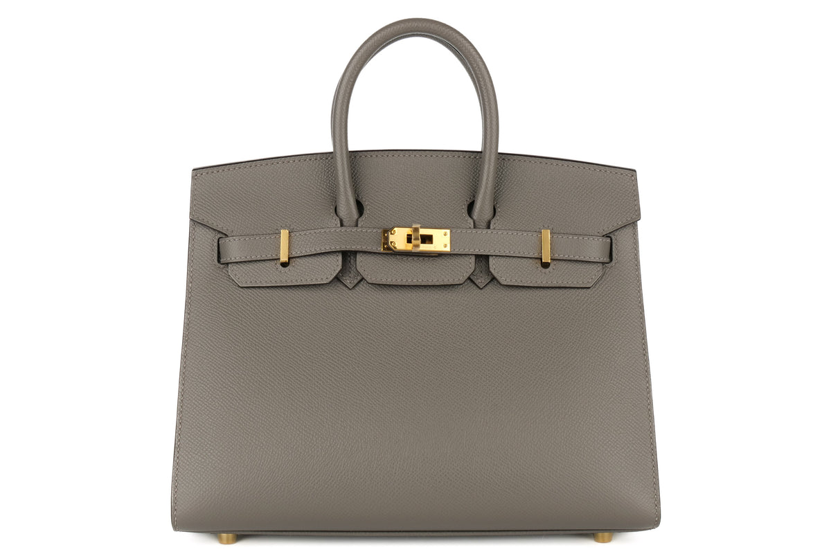 Hermès Birkin 25 Gris Meyer Epsom Sellier Gold Hardware - view 1