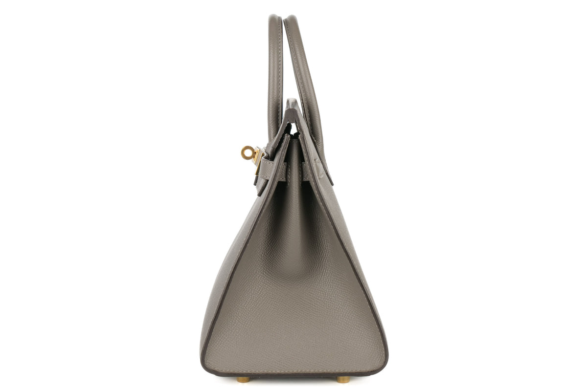Hermès Birkin 25 Gris Meyer Epsom Sellier Gold Hardware - view 4