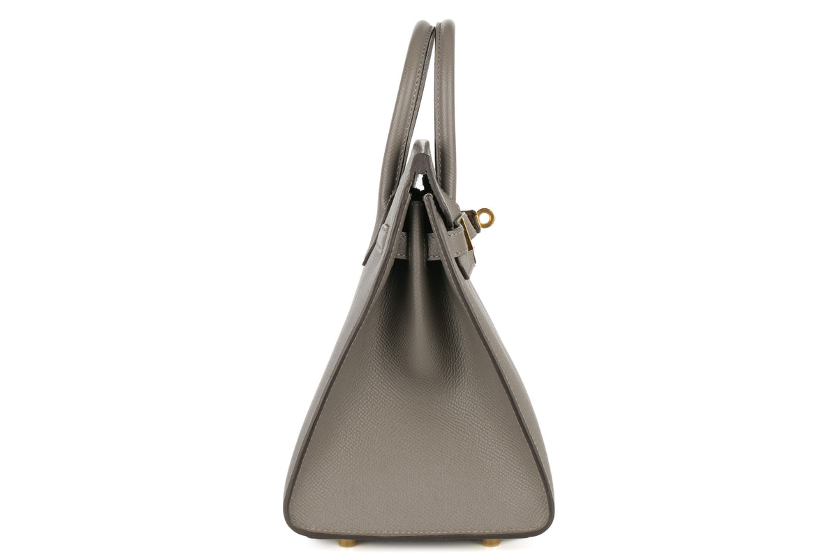 Hermès Birkin 25 Gris Meyer Epsom Sellier Gold Hardware - view 5
