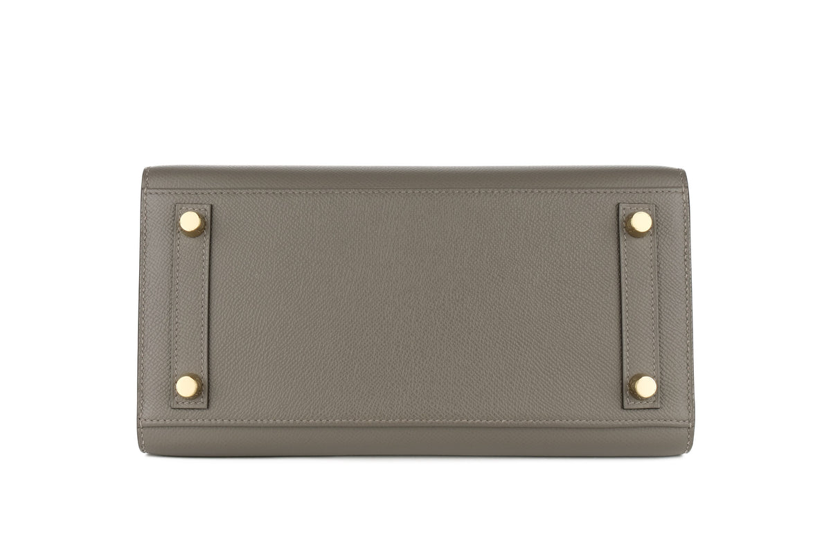 Hermès Birkin 25 Gris Meyer Epsom Sellier Gold Hardware - view 6