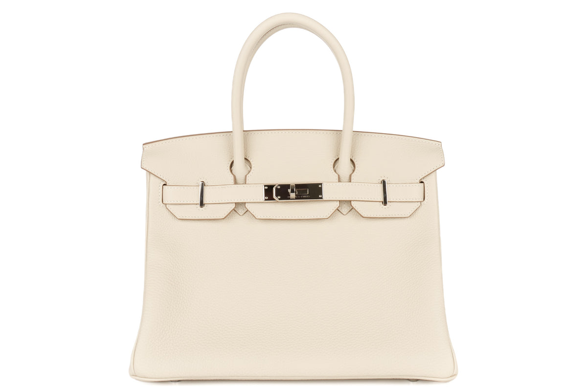 Hermès Birkin 30 Craie Togo Palladium Hardware - view 1