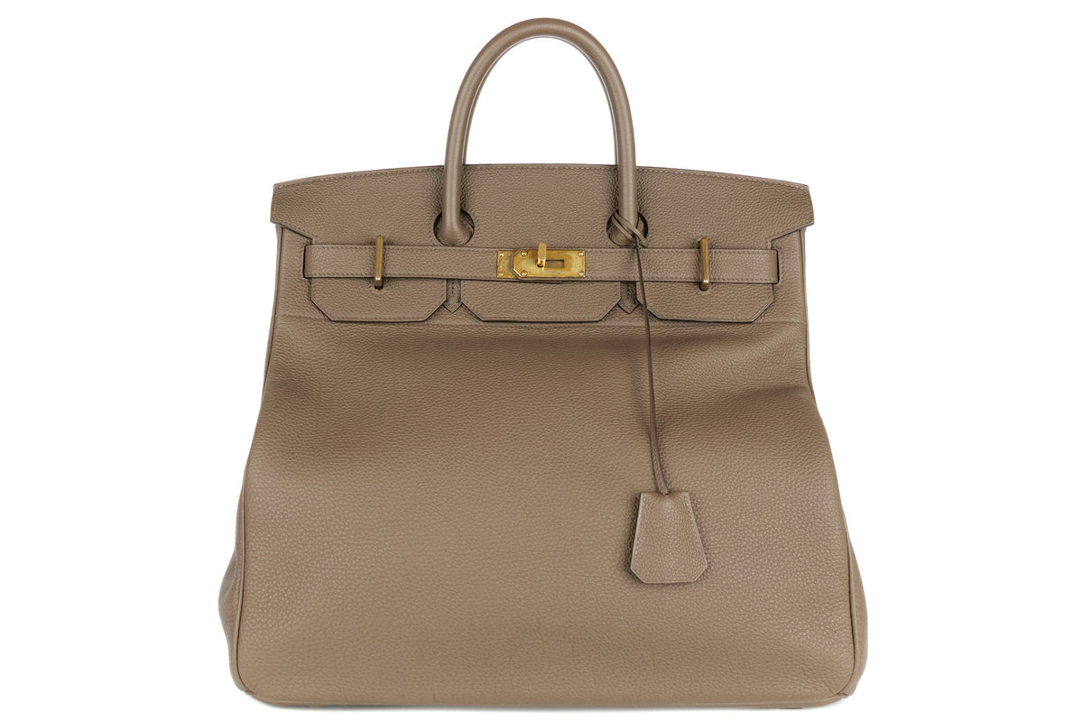 Hermès HAC Etoupe Togo Gold Hardware - view 1