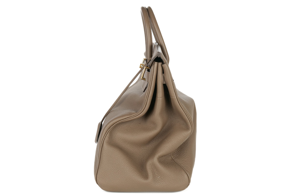 Hermès HAC Etoupe Togo Gold Hardware - view 4