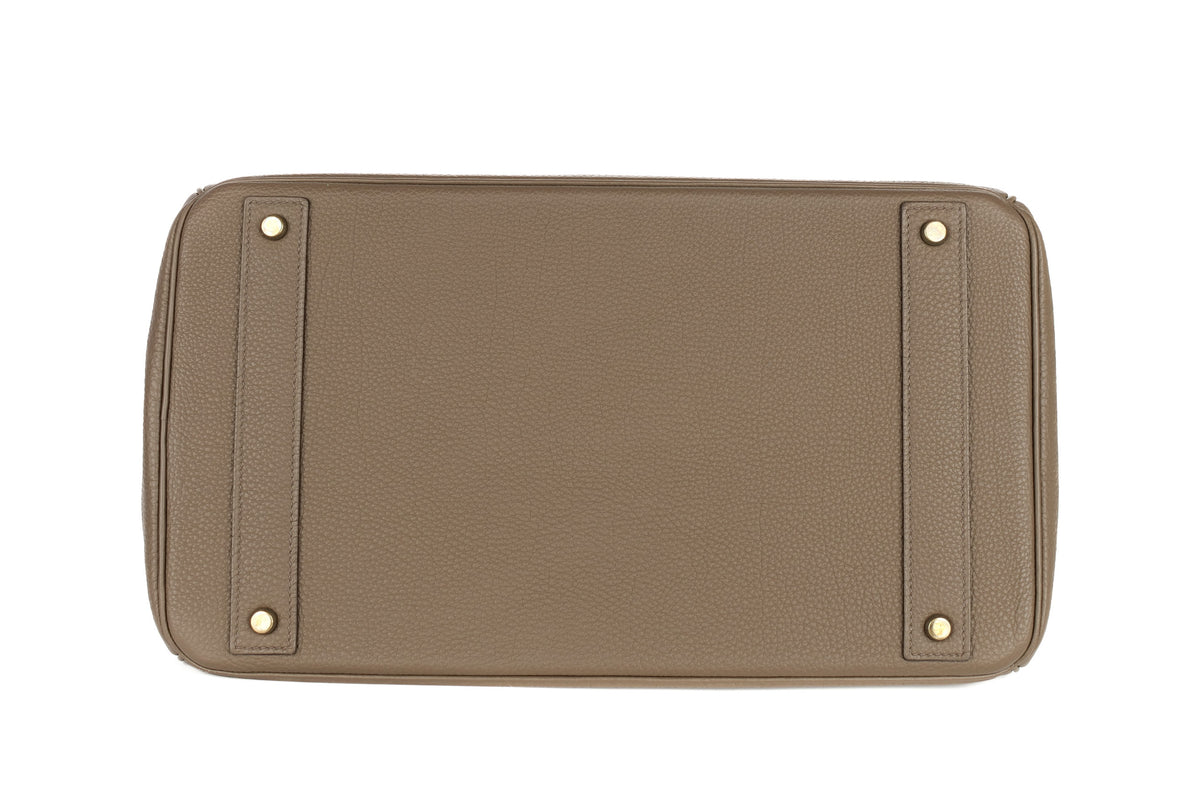 Hermès HAC Etoupe Togo Gold Hardware - view 6