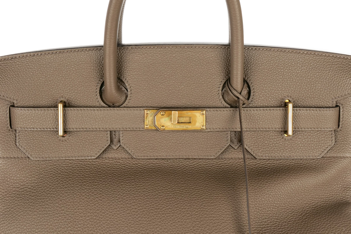 Hermès HAC Etoupe Togo Gold Hardware - view 7