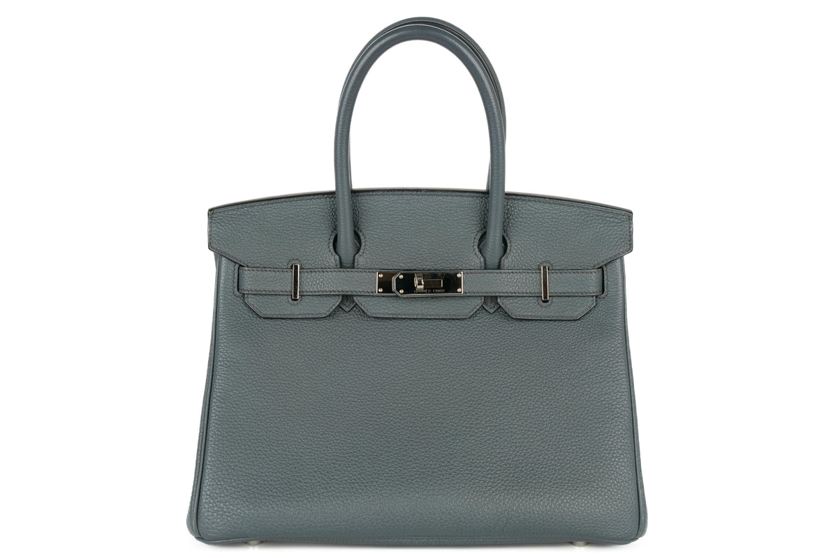 Hermès Birkin 30 Bleu Orage Togo Palladium Hardware - view 1