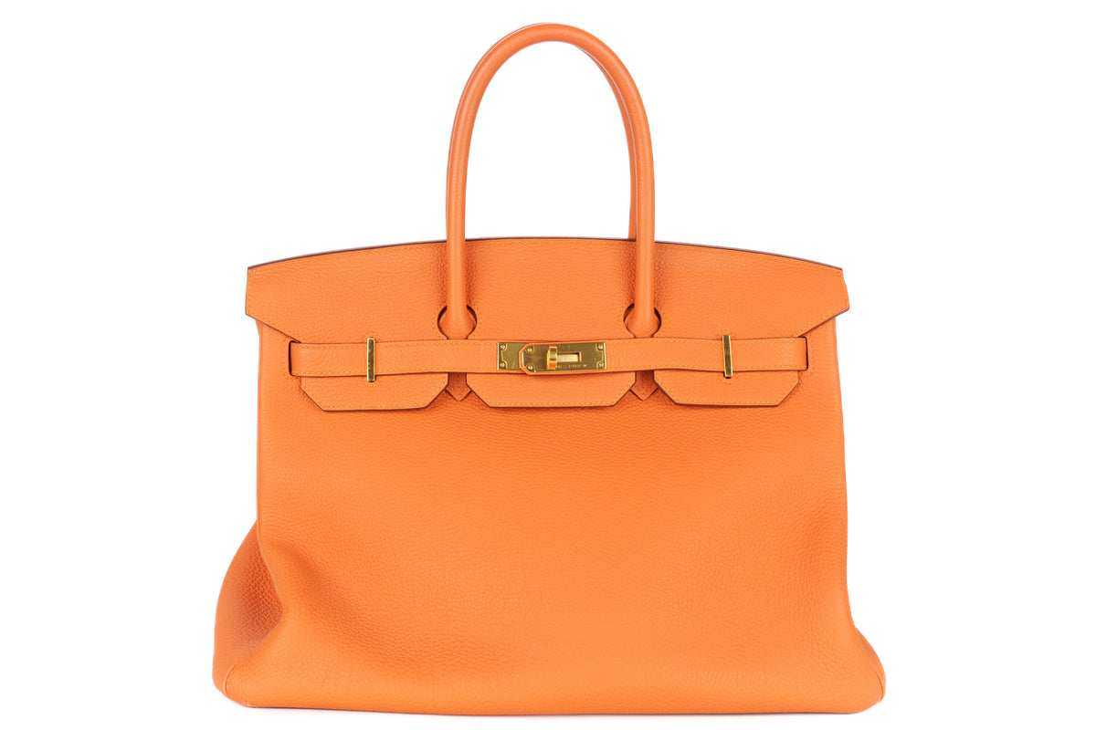Hermès Birkin 35 Orange H Togo Gold Hardware - view 1