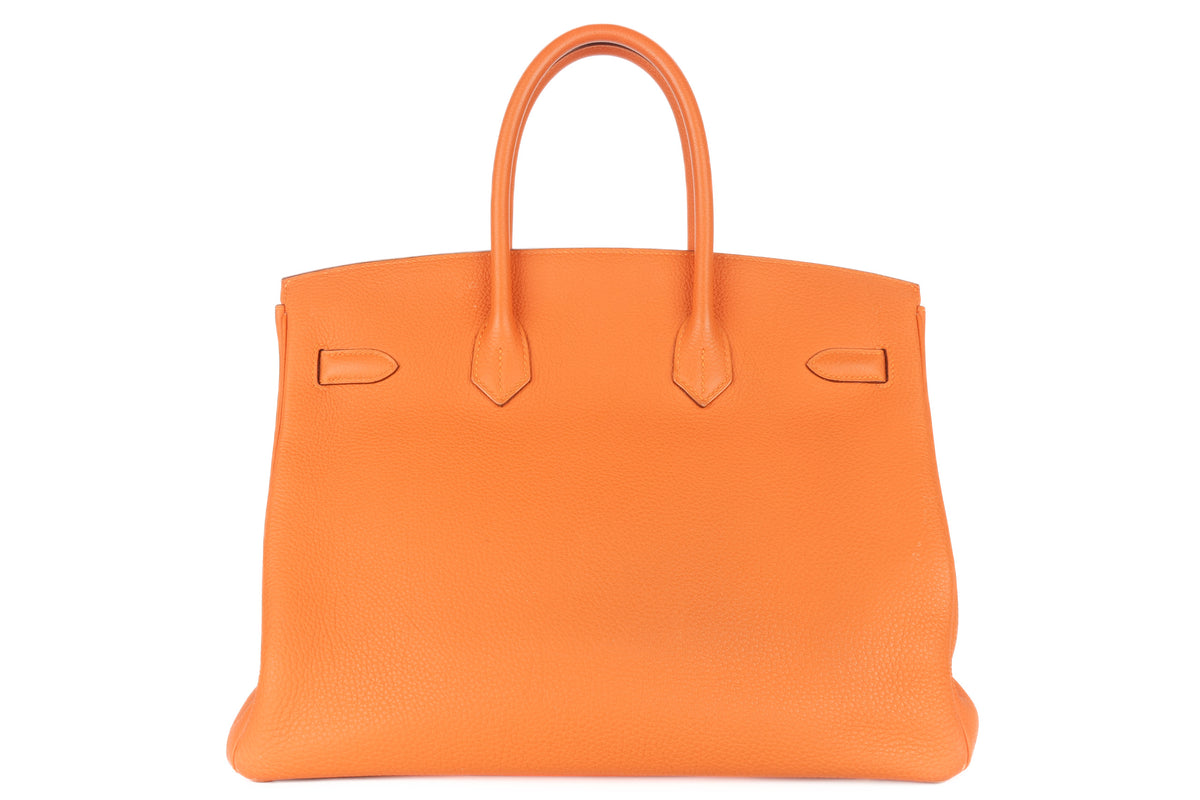 Hermès Birkin 35 Orange H Togo Gold Hardware - view 3