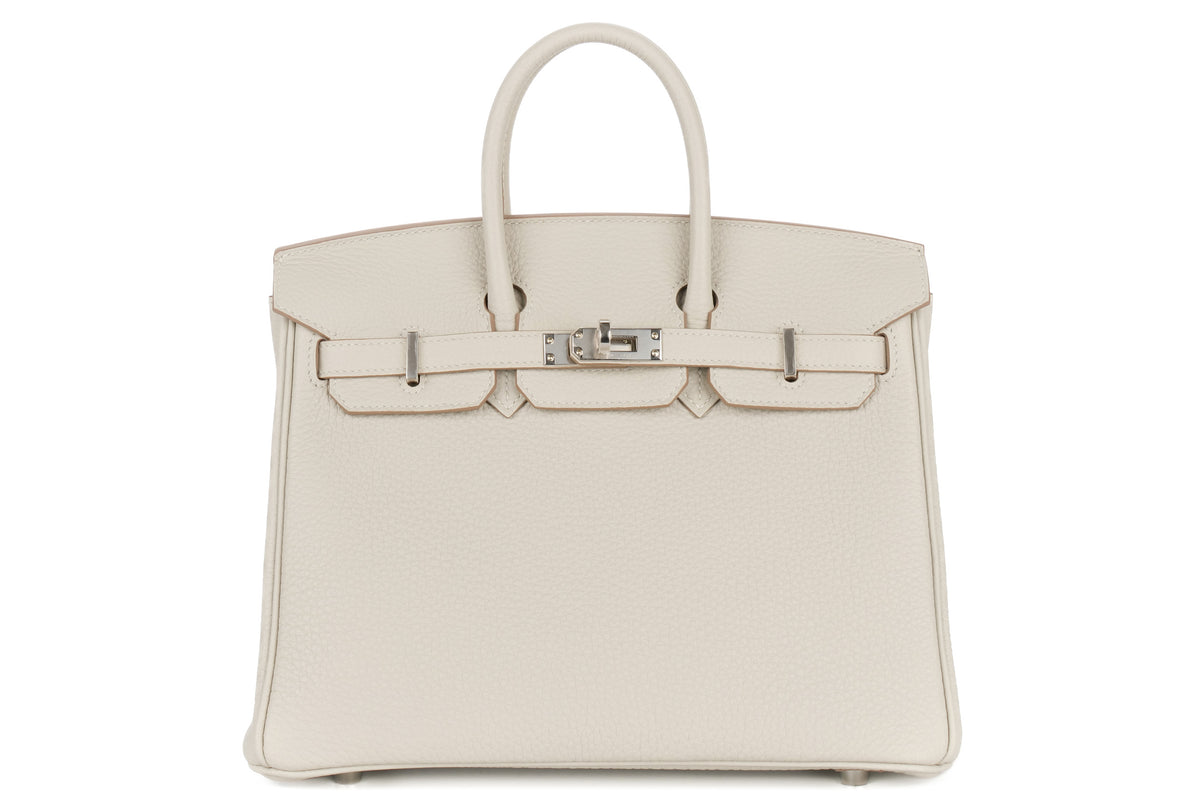 Hermès Birkin 25 Gris Perle Togo Palladium Hardware - view 1