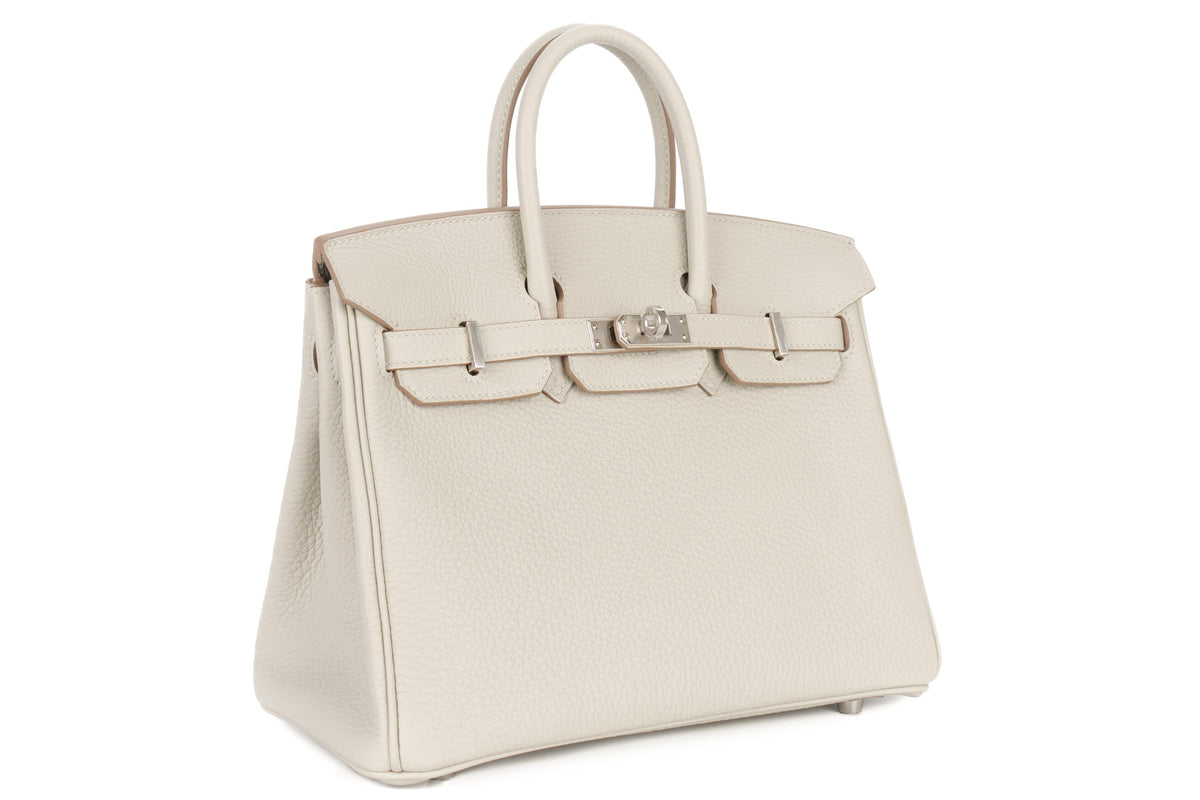 Hermès Birkin 25 Gris Perle Togo Palladium Hardware - view 2