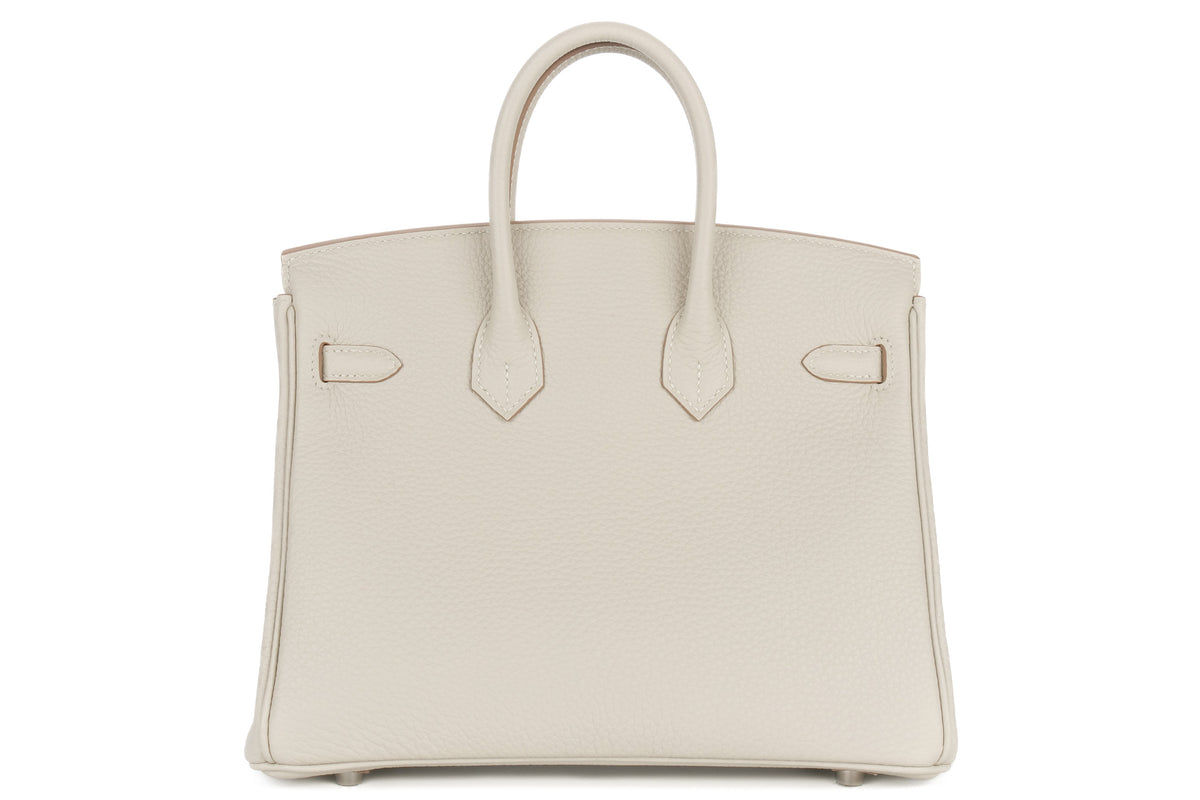 Hermès Birkin 25 Gris Perle Togo Palladium Hardware - view 3