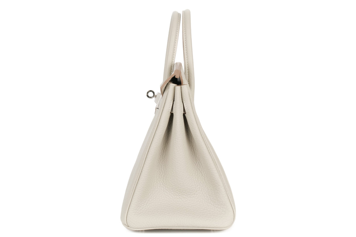 Hermès Birkin 25 Gris Perle Togo Palladium Hardware - view 4
