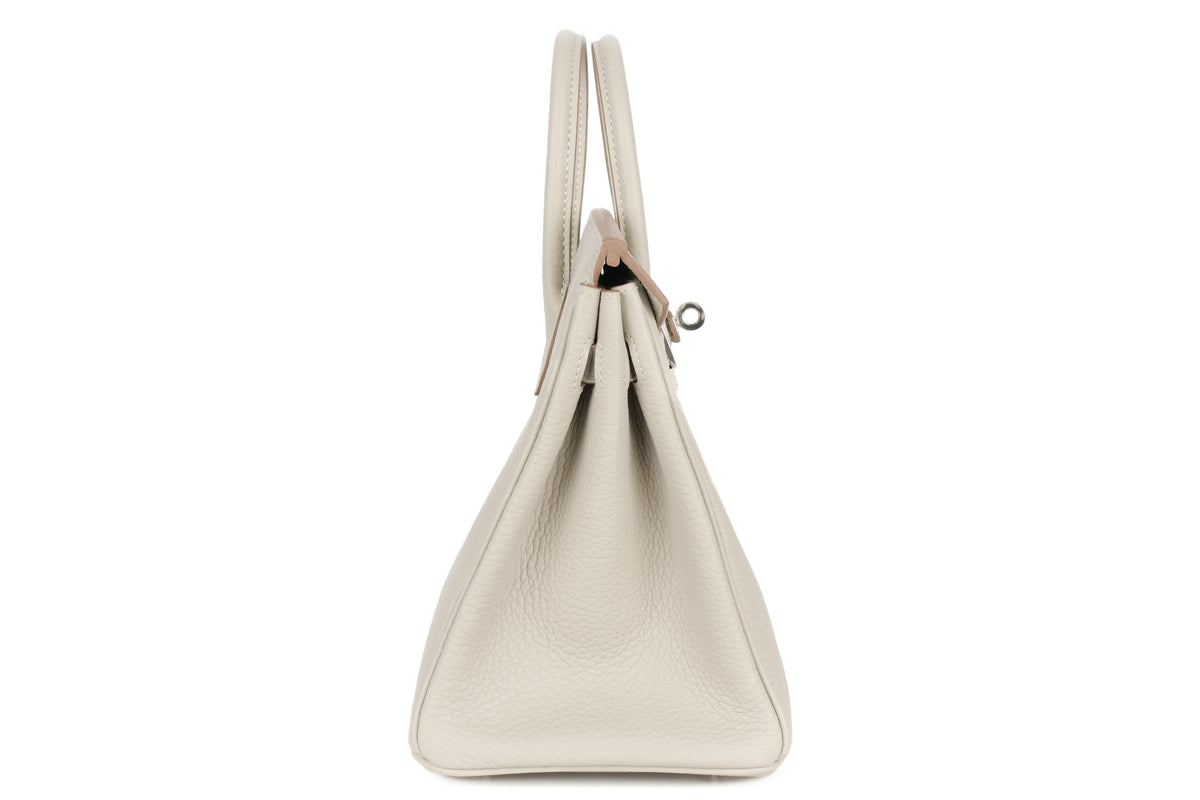 Hermès Birkin 25 Gris Perle Togo Palladium Hardware - view 5
