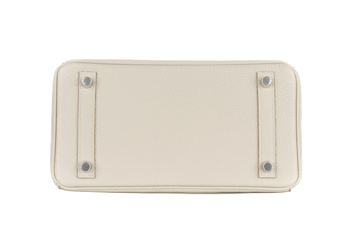 Hermès Birkin 25 Gris Perle Togo Palladium Hardware - view 6
