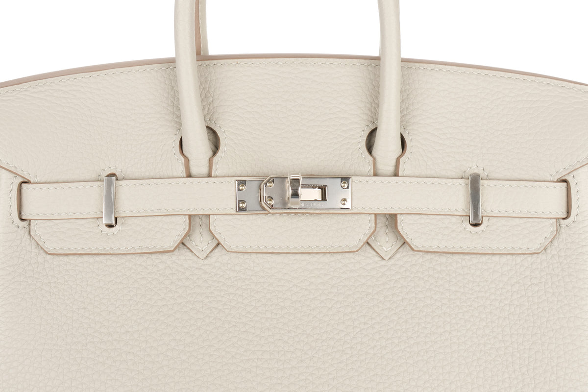 Hermès Birkin 25 Gris Perle Togo Palladium Hardware - view 7