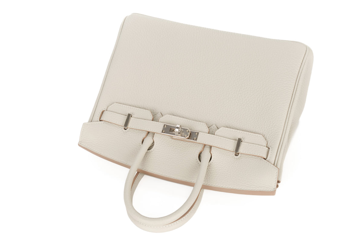 Hermès Birkin 25 Gris Perle Togo Palladium Hardware - view 8