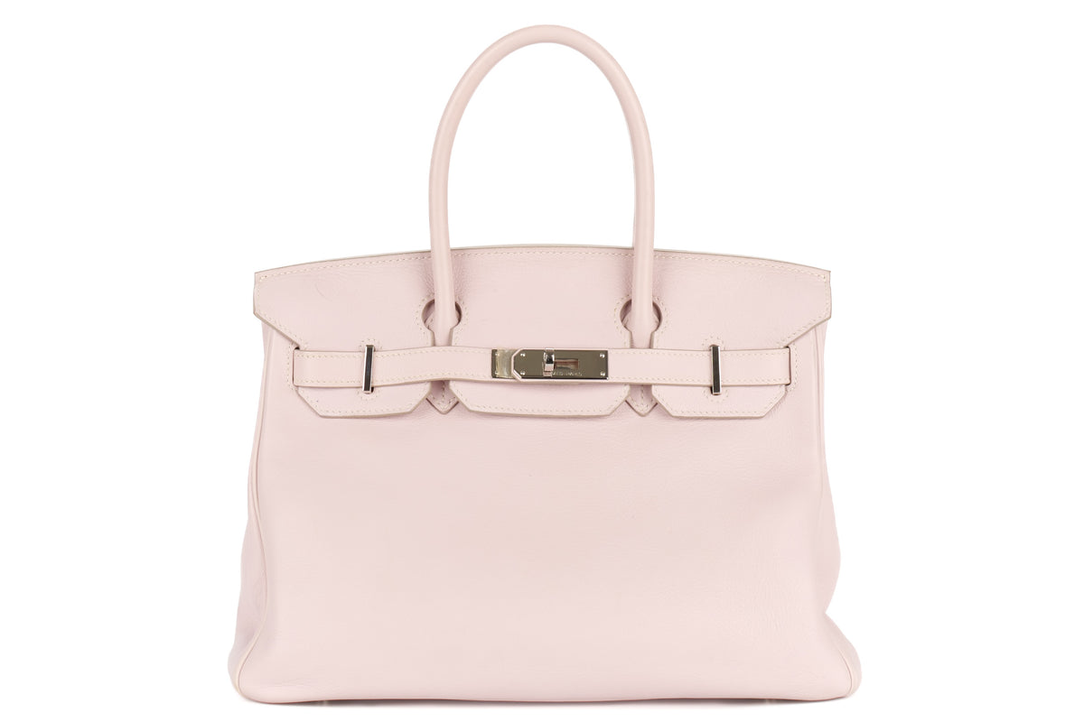 Hermès Birkin 30 Rose Dragee Swift Palladium Hardware - view 1