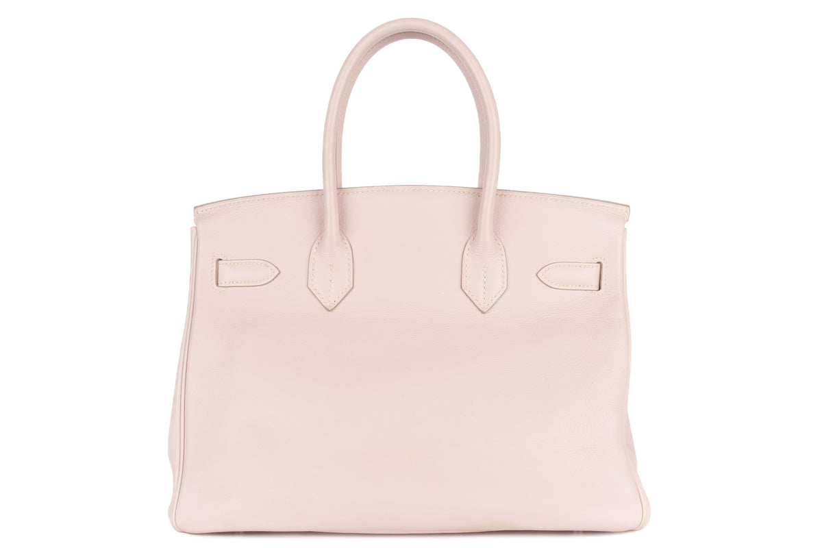 Hermès Birkin 30 Rose Dragee Swift Palladium Hardware - view 3